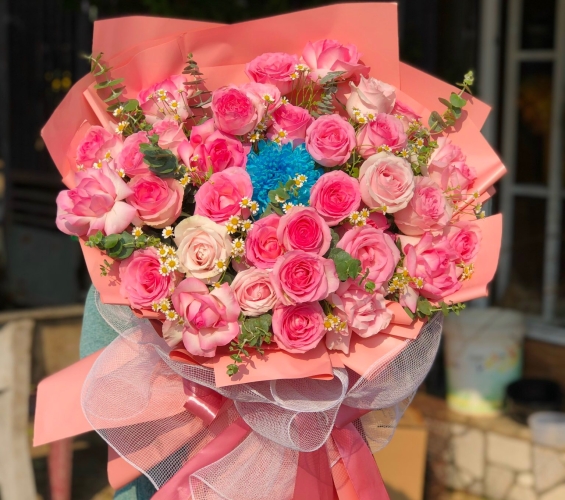 Hoa bó đẹp tại Bình Long