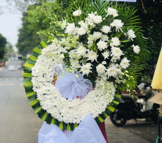 LẴNG HOA CHIA BUỒN ĐẸP - ĐIỆN HOA 24H