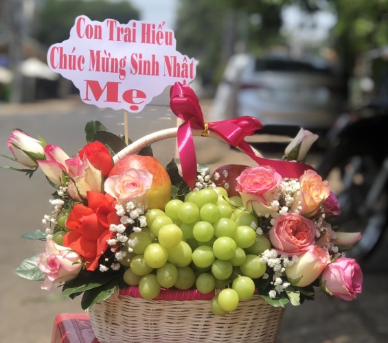 GIỎ HOA TRÁI CÂY