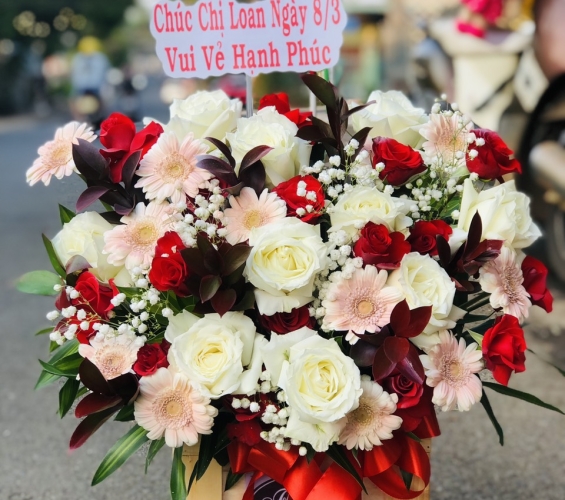 MẪU HOA HỘP ĐẸP