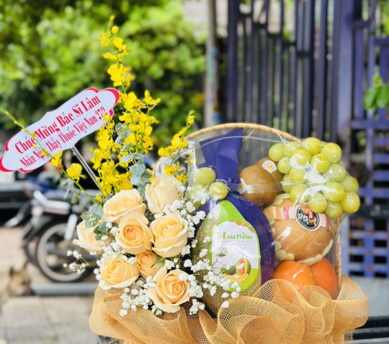 GIỎ HOA TRÁI CÂY - ĐIỆN HOA 24H