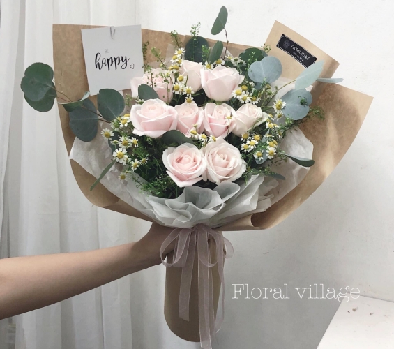 HOA BÓ HỒNG PHẤN ĐẸP