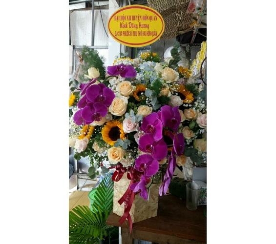 HOA HỘP CHÚC MỪNG KHAI TRƯƠNG