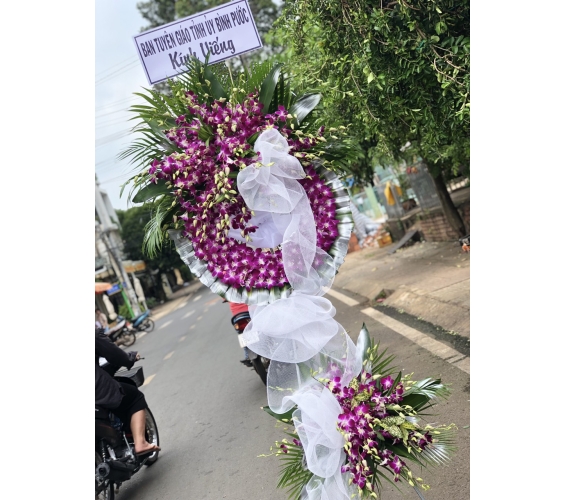MẪU HOA CHIA BUỒN ĐẸP