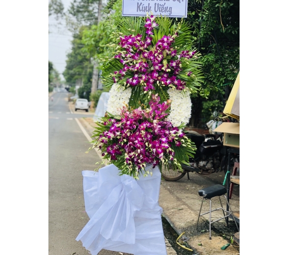 MẪU HOA CHIA BUỒN ĐẸP 2 - ĐIỆN HOA 24H SHOP BÌNH LONG