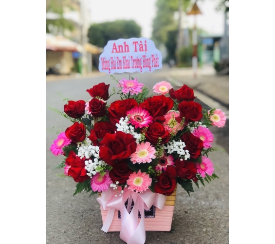 GIỎ HOA KHAI TRƯƠNG BÌNH LONG