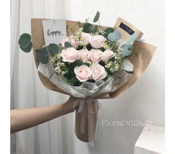 HOA BÓ HỒNG PHẤN ĐẸP